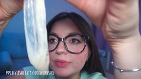 Condoms Full Of Cum .
