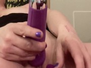 Close up squirting LauraSquirts pussy Broke that toy