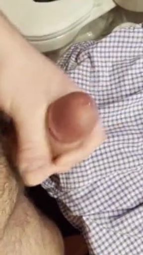 Thick cock jerk off and cum