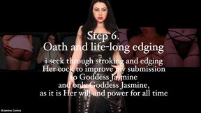 Six steps recovery program for Femdom Porn Addicts. STEP 6 of 6. Oath and life-long edging