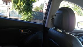 I Give My Stepson a Footjob in Car While I Am Wearing Stockings and Heels. Xstepmommyx