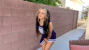 INEED2PEE Kiki Cali Cheerleader wetting her panties Omorashi