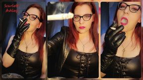 Texas Heat: Smoking FemDom in Leather