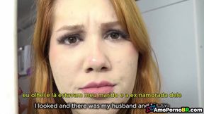 First time I see my husband with his ex