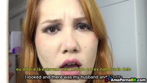 First time I see my husband with his ex