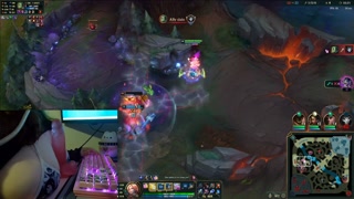 Slutty egirl does Seraphine healslut challenge  on league of legends