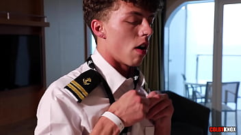 Sailor Boatboy Twink Jack Valor takes a break and Fucks His Passenger RAW