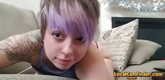 Bending Over and Cumming Hard on Webcam