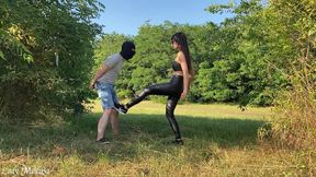Outdoor Ballbusting