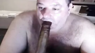 Kinky Mature Italian Daddy Drummer Plays with His Small Cock