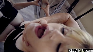 Sloppy blowjob and big ass bouncing on his dick for a curvy Milf (Hadley Haze)