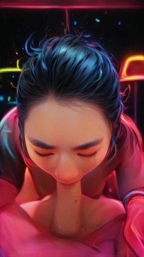 Real Life Anime GF Sucks BWC - POV Blowjob with Oral Creampie