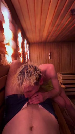 Boys Fucking in the Sauna