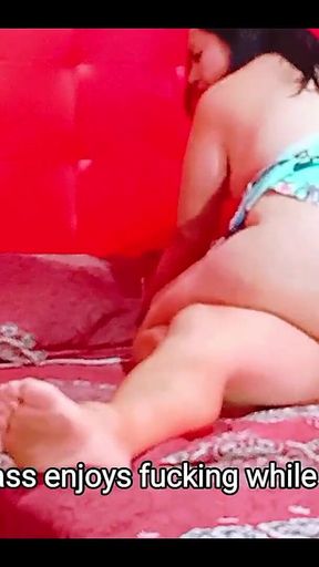 Cheating Girl with Big Ass Enjoys Fucking When Cuckold Goes to Work