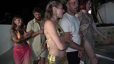 AFTER DARK ANAL POOL ORGY