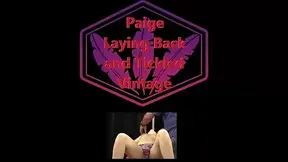 Paige Laying Back and Tickled Vintage