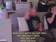 My POV: Straight Apartment Visitor "Steven" Comes Over to Get Sucked and I Film in My POV