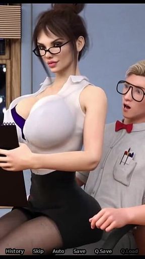 Sexbot - MILF Big Tits Dominates Horny Dude, a Very Sexy Huge Breasted MILF - Sexy Gameplay Moments