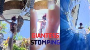 Poolside Punishment: Wet Barefoot Stomp & Pool Toss Finale