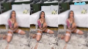 busty milf romi rain fucked and facialized on her wedding day