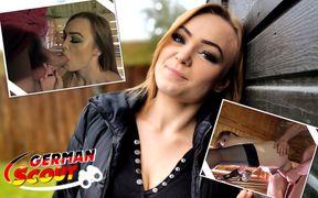 German Scout - Long Labia German Girl Maja Talk to Casting Fuck at the Sauna