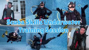 Scuba Skills Underwater Training Session - WMV