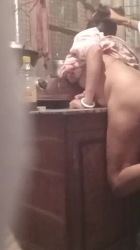 Powerful moment from &quot;The house owner secretly left the maid cool, and put the whole cock in the mouth.&quot;