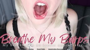 Breathe My Burps - HD - The Goddess Clue, My Belching Is An Erotic Aphrodisiac, Worship My Gas, Mind Melting Burping, Arousing Smell Of Belching, Cleavage Tease, Red Glossy Lips, Scent Slave Training