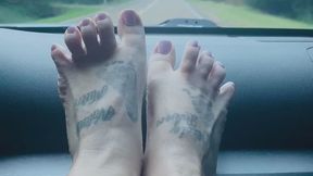 Wiggling Toes during Drive
