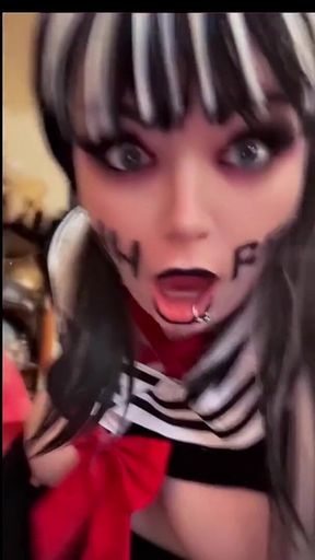 Fat Ahegao Slut Worships Your Bwc