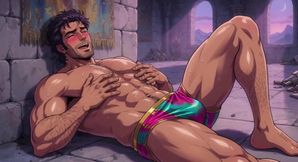 Ai Muscular Men Castle Seduction