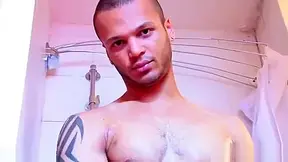Hard Cock In A Shower For A Sexy Male !