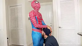 Spider Man In Fucks The Burgler At