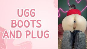 ugg boots and plug