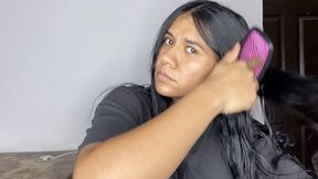 Hair brushing