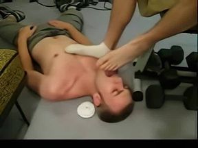 Big Cock Worships Amateur's Socked Feet