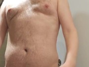 Ibiza hotel outdoors naked wanking douching fingering exposing cumming solo.