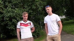 Kinky Footy Fans Threesome - Passionate Play - XXX Gay