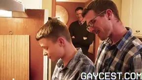 Austins Wild Initiation: Threesome Heat with Stepdad Daddy – TinyGays 18+