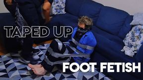 Taped Up & Foot Fetish (720p) Gay Bondage - Tape Bondage - Foot Worship - Tickling - BDSM