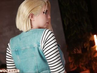 This babe Discovered His Dragon Balls! Hawt Creampie for Android eighteen - MollyRedWolf