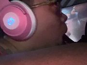 Nerdy Gamer deep throats dick