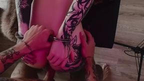 Sex With A Tattooed Bitch In Handcuffs - Verified Amateurs