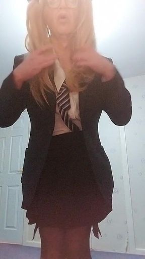 Cindy Loves Her Uniform
