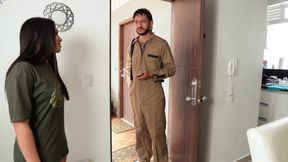 Oh, My God! the Plumber Unclogs the Pipe with a New Tool