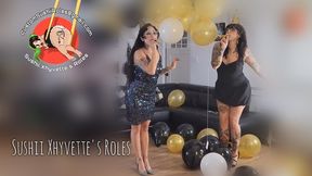 Balloon Drop New Years Eve Popping With Sushii Xhyvette & Mia Hope - 1080