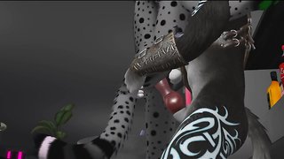 Shigeru the wolf and ymena the cheetahboy