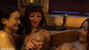 The Goddess Gifts Milk and Watches Lesbian Kissing - Breast Milk Lactation Fetish with Dea Starbabe and Eevie Lain (MOV)