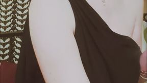 Theodora smoking a delicious cigarette and blowing it in your eager face