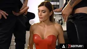 Twenty one sextury - Kitana Lure gets perfect double penetration by David Perry & Thomas Stone